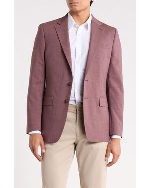 Original Penguin Notch Lapel Suit Jacket - Purple