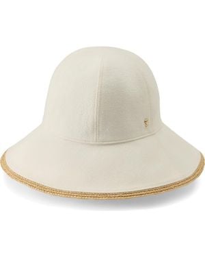 Helen Kaminski Lamassu Cotton & Raffia Bucket Hat - Natural