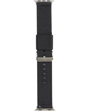 Nordstrom Rack Canvas Smartwatch Band - Black