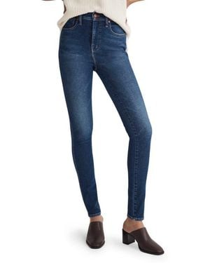 Madewell 10" High Rise Skinny Jeans - Blue