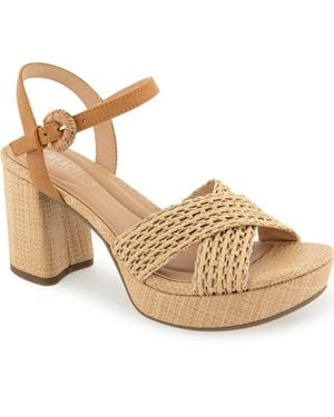 Kenneth Cole Reeva Platform Sandal - Metallic