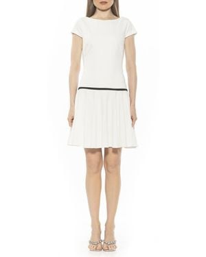 Alexia Admor Drop Waist Dress - Natural
