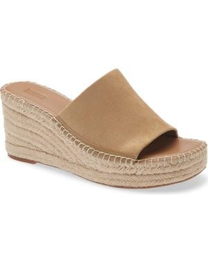Nordstrom Rack Claire Jute Wedge Slide Sandal - Brown