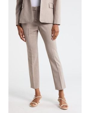 Amanda + Chelsea Chelsea Ankle Straight Leg Pants - Natural