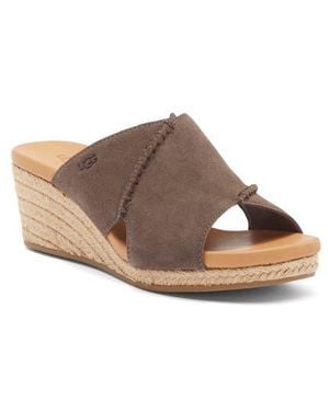 SALE!!☆UGG☆ Taia Wedge Heel Sandal UGG Women's Taia Ankle Wrap Espadrille Wedge Sandal | The