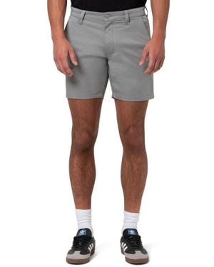 Mavi Nate Flat Front Stretch Twill Shorts - Blue