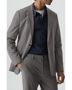 Theory Clinton Precision Ponte Knit Blazer - Gray