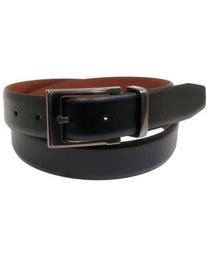 Boconi Reversible Leather Belt - Black