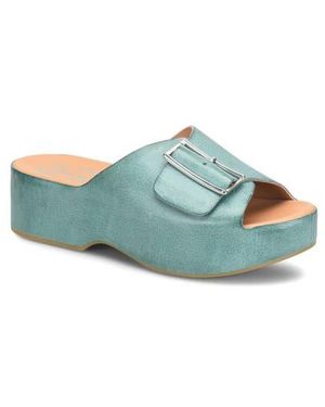 Kork-Ease York Platform Slide Sandal - Green