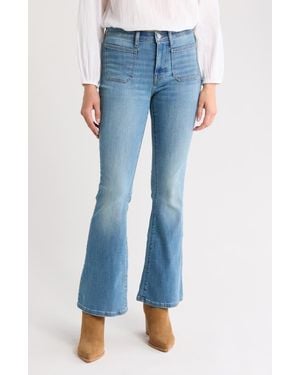 Lucky Brand Stevie High Waist Flare Leg Jeans - Blue