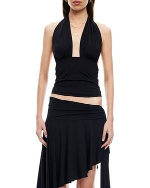Lioness Safari Halter Top - Black