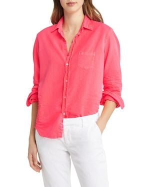 Frank & Eileen Eileen Relaxed Button-Up Shirt - Red