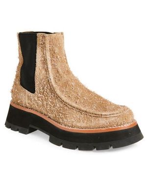 3.1 Phillip Lim Kate Lug Sole Platform Chelsea Boot - White
