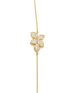 Best Silver Moissanite Flower Bracelet - Metallic