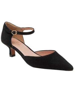 Linea Paolo Carey Ankle Strap Pointed Toe Pump - Black