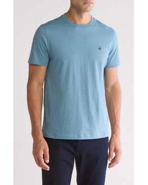 Brooks Brothers Cotton Jersey Crewneck Tee - Blue