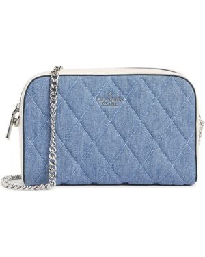 Kate Spade Carey Colorblock Denim Mini Camera Bag - Blue