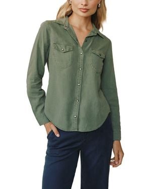Bella Dahl Western Shirt - Green