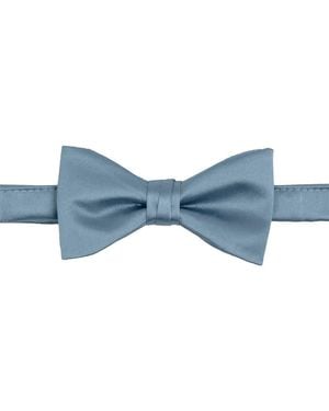 Con.struct Solid Satin Pre-Tied Bow Tie - Blue