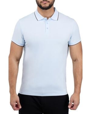 Xray Jeans Texture Cotton Knit Polo - White