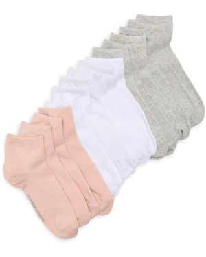 Vince Camuto Assorted 8-Pack Quarter Socks - Multicolor