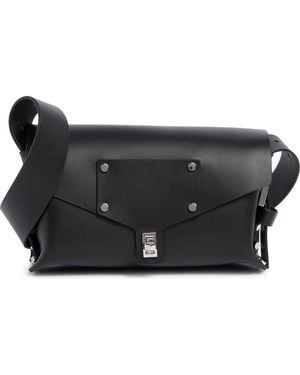 AllSaints Miro Leather Satchel - Black