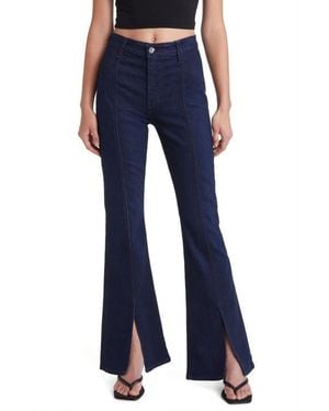 AG Jeans X Emrata Anisten Seamed Flare Jeans - Blue