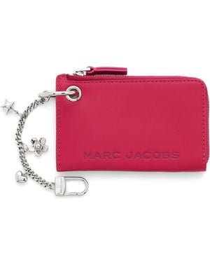Marc Jacobs The Charm Top Zip Wallet - Red