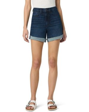 Joe's Jeans Raw Hem High Waist Denim Shorts - Blue