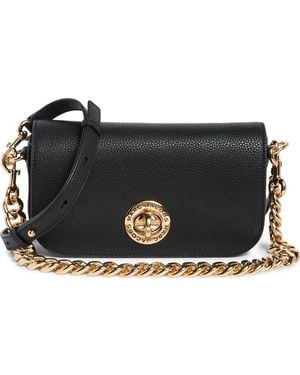 Marc Jacobs Signet Turnlock Chain Crossbody Bag - Black