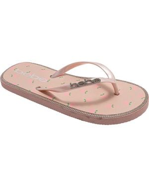 Bebe Peach Flip Flop - Pink