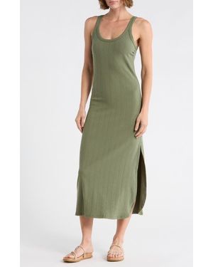 Vitamin A West Rib Tank Dress - Green