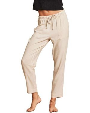 Barefoot Dreams Malibu Collection Tapered Lounge Pants - Natural