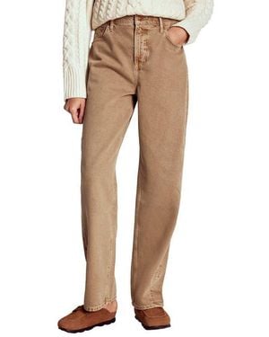 Boden Barrel Jeans - Natural