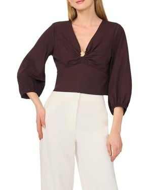 Parker Seashell Hardware Cotton Top - Purple