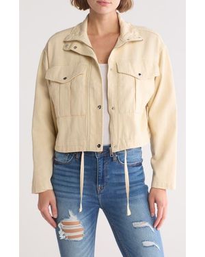 Vigoss Crop Cargo Jacket - Blue