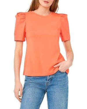Ted Baker Puff Sleeve Top - Orange