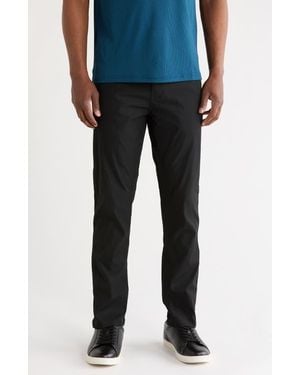 CARBON + CRAFT Water Resistant Five-Pocket Utility Pants - Black