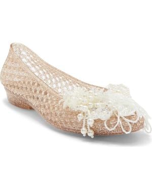 Jeffrey Campbell Wade-J Jelly Flat - Natural