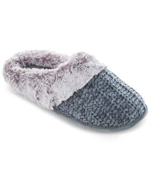 FLOOPI Faux Shearling Lined Slipper - Gray