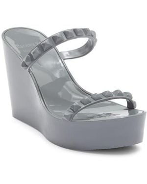 Carmen Sol Tonino Platform Wedge Sandal - White