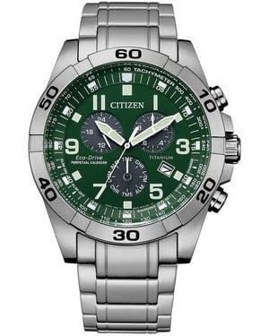 Citizen Brycen Chronograph Bracelet Watch, 43Mm - Gray