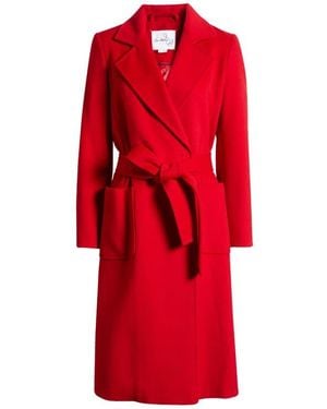Sam Edelman Wrap Coat - Red