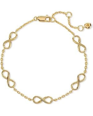 DEVATA Infinity Charm Bracelet - Metallic