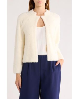 Love By Design Misty Eyelash Cardigan - Blue
