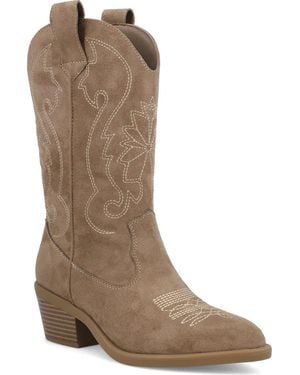 MIA Faylinn Western Boot - Brown
