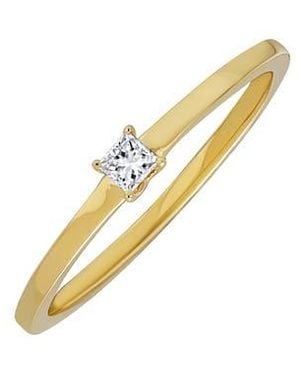 Bony Levy Liora Diamond Stack Ring - Metallic