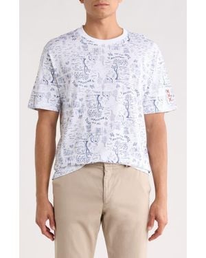 Scotch & Soda Landscape Graphic T-Shirt - White