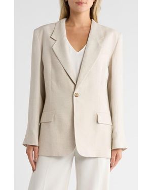 FRAME The Grandfather Blazer - Natural