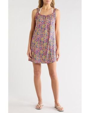 Maaji Magnolia Cover-Up Minidress - Brown